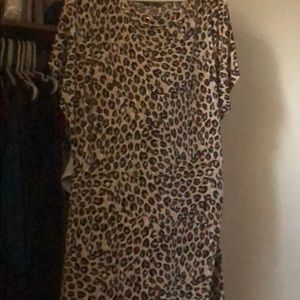Animal print dress